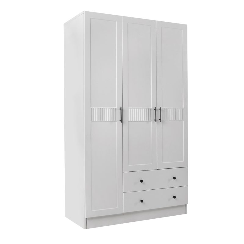 Ντουλάπα ρούχων Jenna Megapap τρίφυλλη χρώμα λευκό 105x50x182εκ. Ντουλάπα ρούχων Jenna Megapap τρίφυλλη χρώμα λευκό 105x50x182εκ.