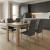 Σετ τραπεζαρία 5τμχ Darlen - Alma Megapap χρώμα sapphire oak - γκρι 125x72x74εκ.