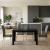 Σετ τραπεζαρία 5τμχ Darlen - Alma Megapap χρώμα sencron black - γκρι 125x72x74εκ.