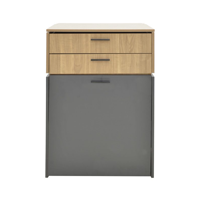 Τουαλέτα κρεβατοκάμαρας Sonlen pakoworld ανθρακί-sonoma 60x45x130εκ Τουαλέτα κρεβατοκάμαρας Sonlen pakoworld ανθρακί-sonoma 60x45x130εκ
