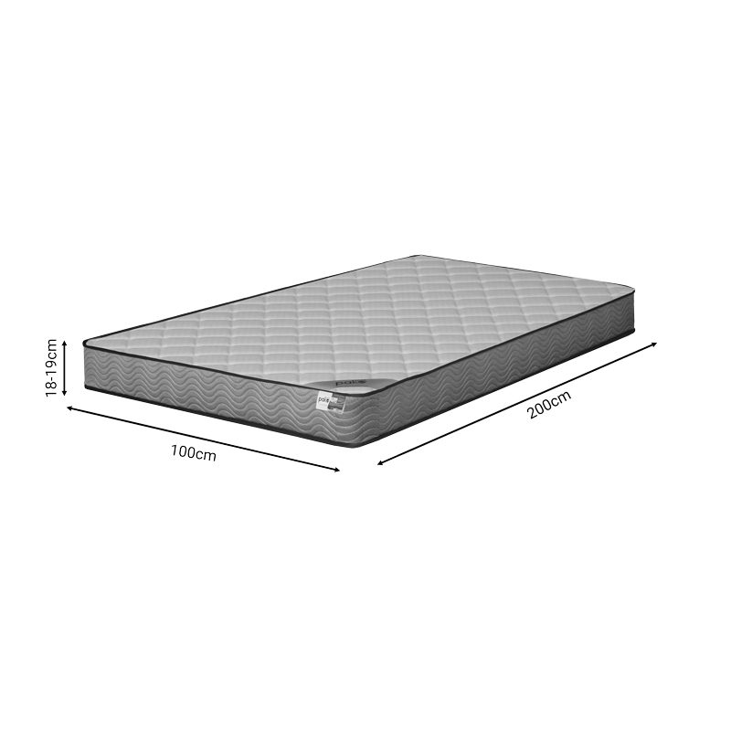 Στρώμα Frezio pakoworld pocket spring roll pack διπλής όψης 18-19cm 100x200εκ Στρώμα Frezio pakoworld pocket spring roll pack διπλής όψης 18-19cm 100x200εκ
