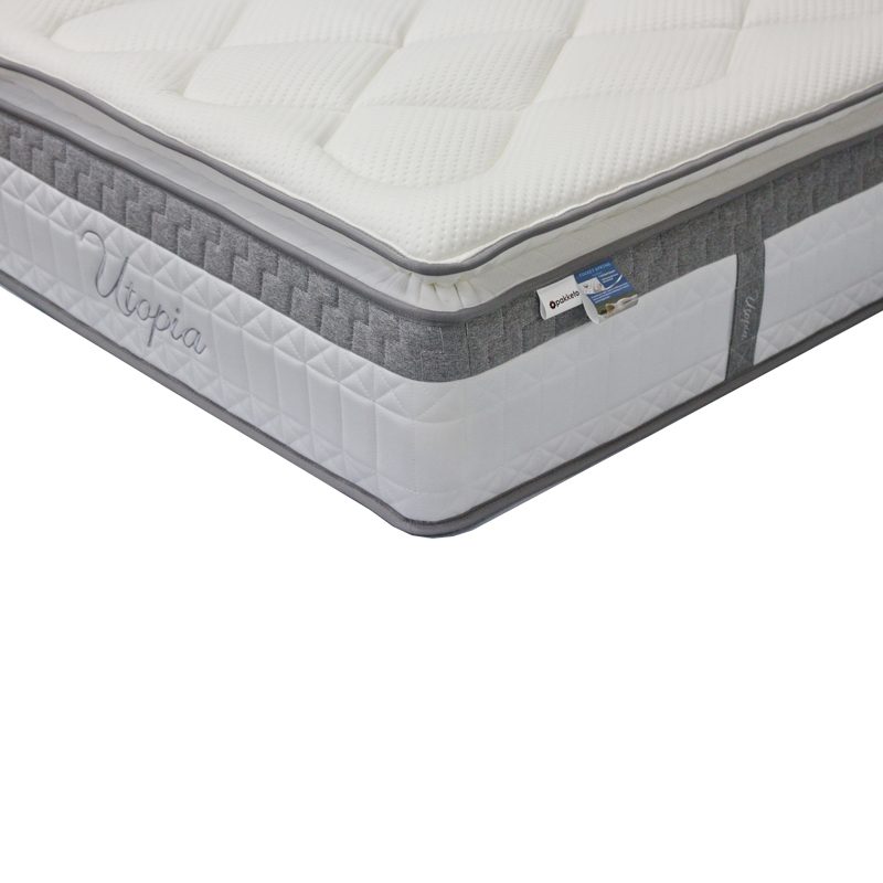 Στρώμα Utopia pakoworld pocket spring με ανώστρωμα 30-32cm 100x200εκ Στρώμα Utopia pakoworld pocket spring με ανώστρωμα 30-32cm 100x200εκ