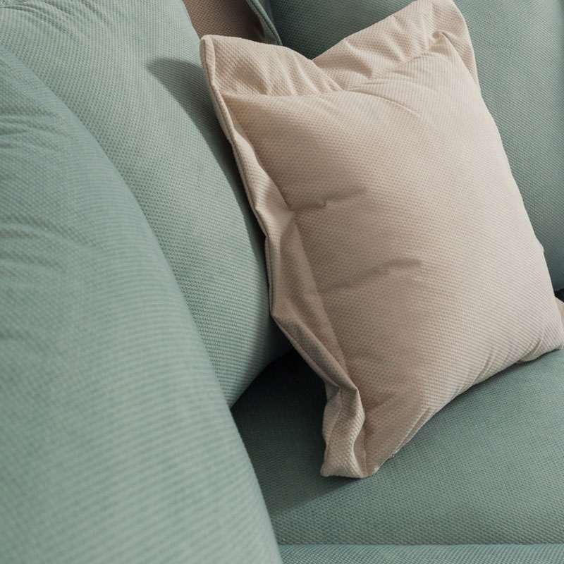 Γωνιακός καναπές δεξιά γωνία Romantic pakoworld ύφασμα Ciel-Cream 290x235x95εκ Γωνιακός καναπές δεξιά γωνία Romantic pakoworld ύφασμα Ciel-Cream 290x235x95εκ