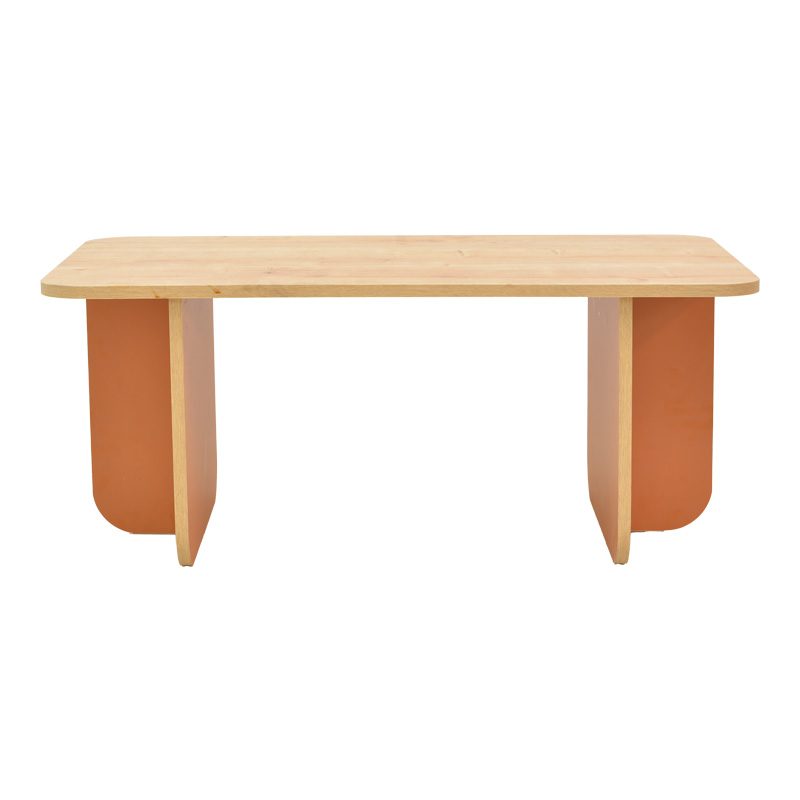Τραπέζι Bοca pakoworld σε oak-κεραμιδί απόχρωση 100x60x42εκ Τραπέζι Bοca pakoworld σε oak-κεραμιδί απόχρωση 100x60x42εκ