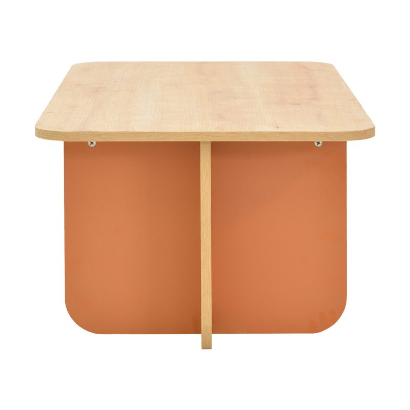Τραπέζι Bοca pakoworld σε oak-κεραμιδί απόχρωση 100x60x42εκ Τραπέζι Bοca pakoworld σε oak-κεραμιδί απόχρωση 100x60x42εκ