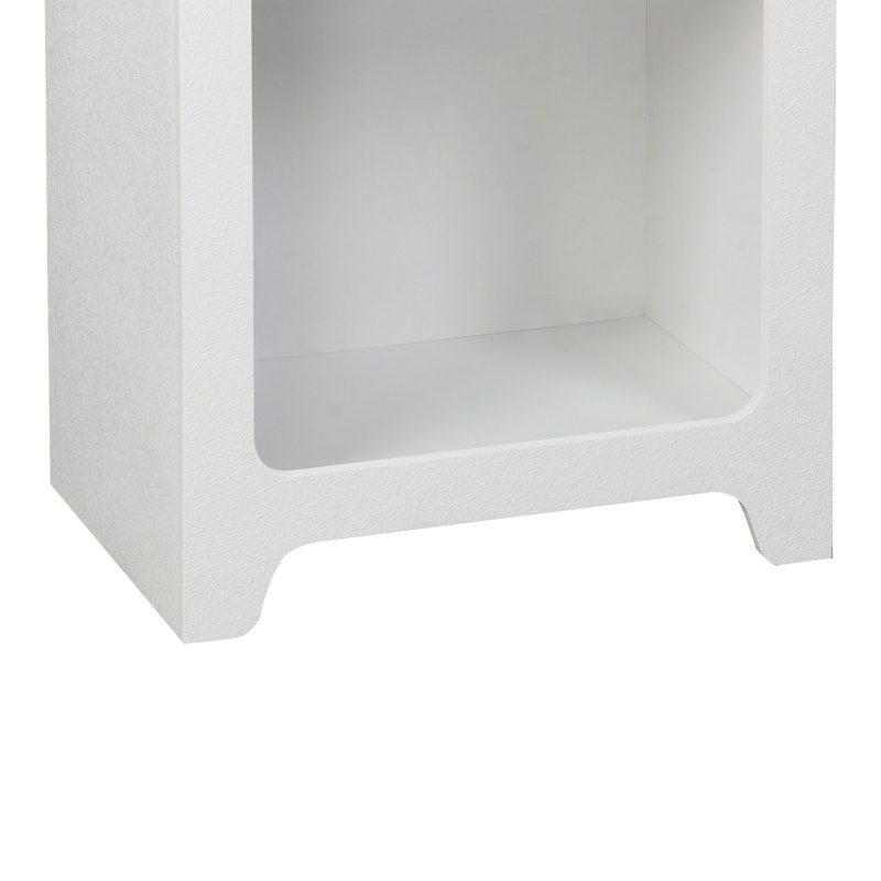 Βιβλιοθήκη Emersi pakoworld mdf σε λευκή απόχρωση 48x35x180εκ Βιβλιοθήκη Emersi pakoworld mdf σε λευκή απόχρωση 48x35x180εκ