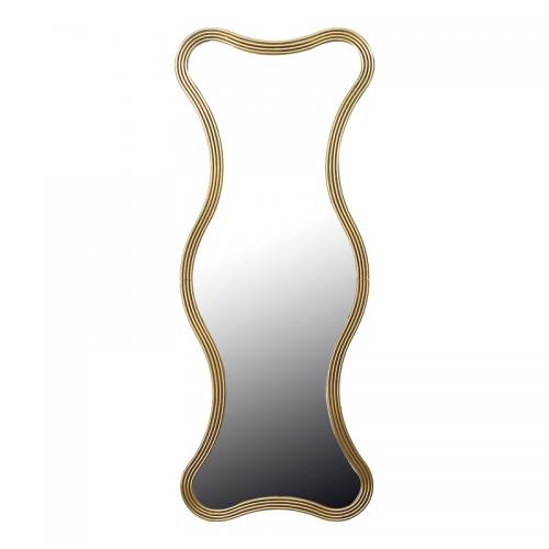 Καθρέπτης Boulen Inart μέταλλο σε χρυσή απόχρωση 51x2x126εκ