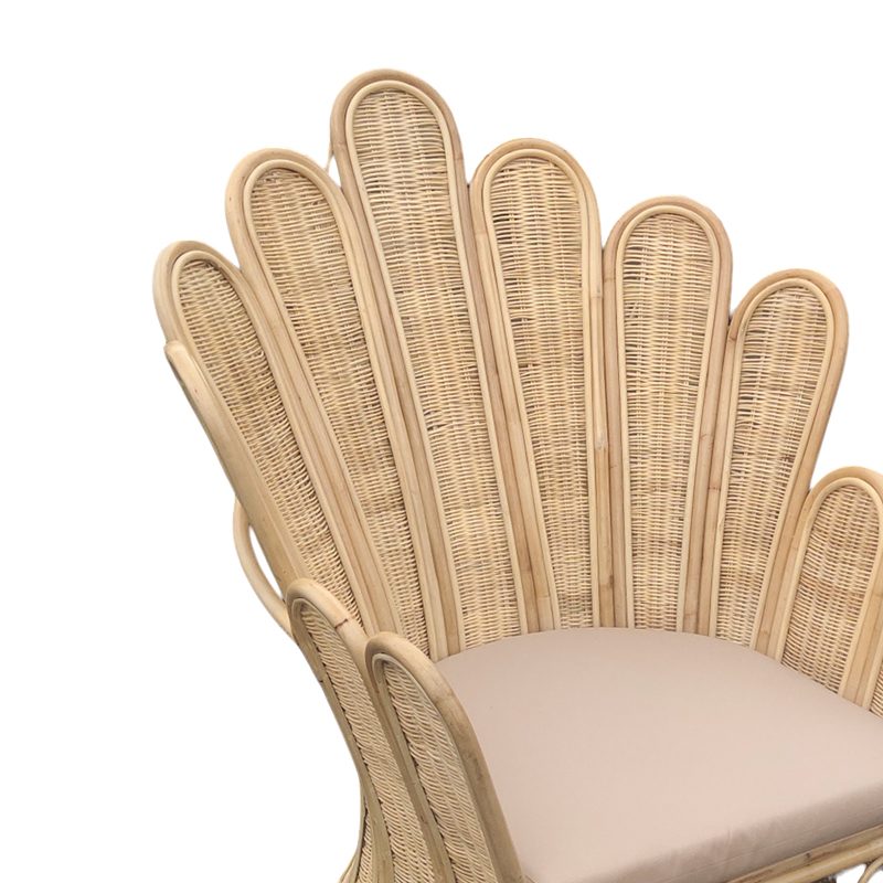 Πολυθρόνα Fragia Inart με μπεζ μαξιλάρι-φυσικό rattan 103x90x120εκ Πολυθρόνα Fragia Inart με μπεζ μαξιλάρι-φυσικό rattan 103x90x120εκ
