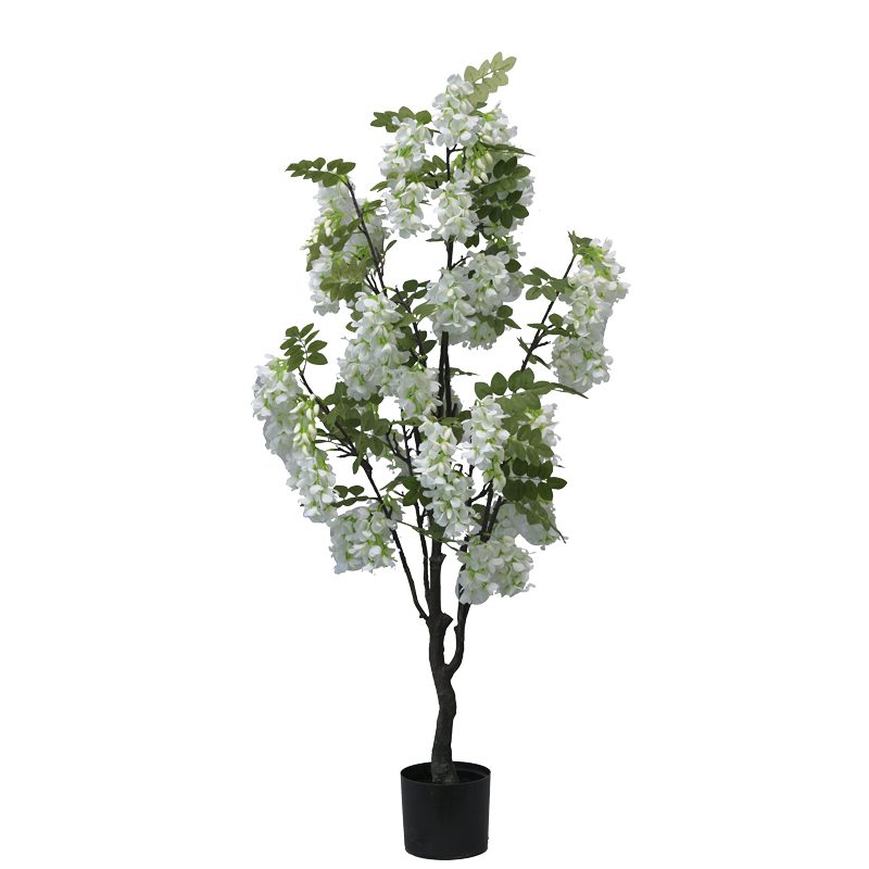 Διακοσμητικό φυτό Bean flowers σε γλάστρα Inart λευκό pp Υ125εκ Διακοσμητικό φυτό Bean flowers σε γλάστρα Inart λευκό pp Υ125εκ