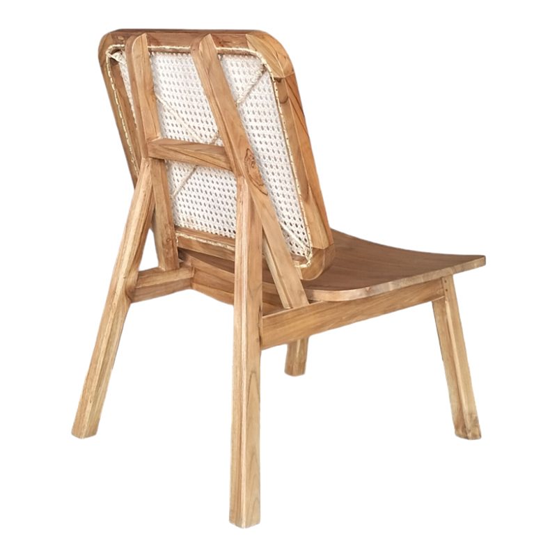 Καρέκλα Viborg pakoworld φυσικό teak ξύλο-φυσικό rattan 60x75x87εκ Καρέκλα Viborg pakoworld φυσικό teak ξύλο-φυσικό rattan 60x75x87εκ