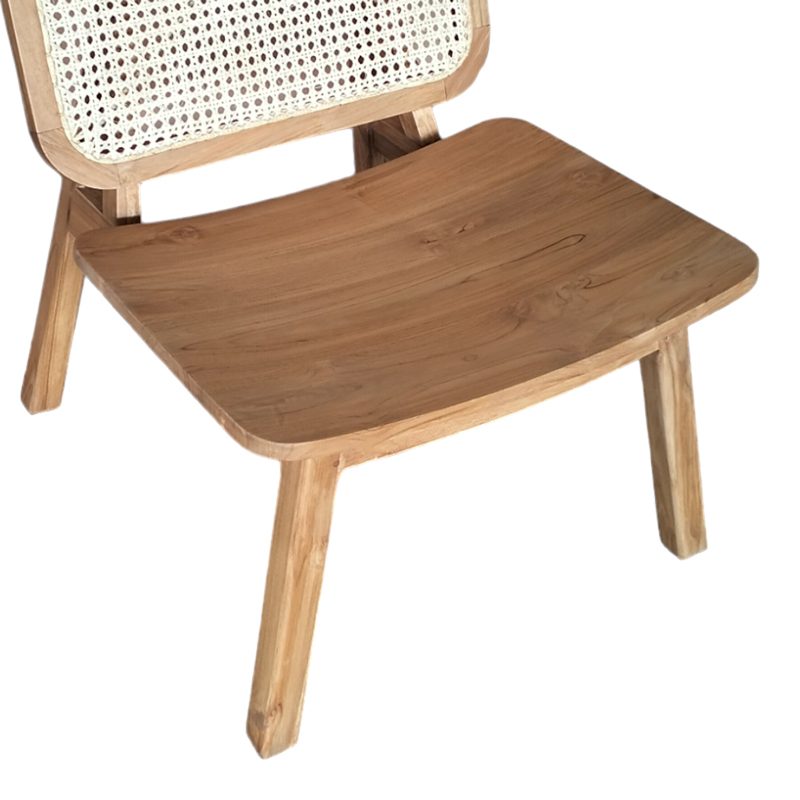 Καρέκλα Viborg pakoworld φυσικό teak ξύλο-φυσικό rattan 60x75x87εκ Καρέκλα Viborg pakoworld φυσικό teak ξύλο-φυσικό rattan 60x75x87εκ