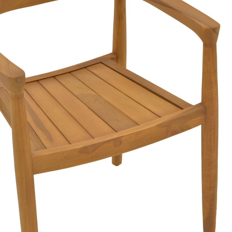 Πολυθρόνα Ganny pakoworld teak ξύλο σε φυσική απόχρωση 59x56x71εκ Πολυθρόνα Ganny pakoworld teak ξύλο σε φυσική απόχρωση 59x56x71εκ