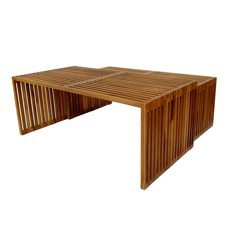 Τραπέζι Tinnie pakoworld σετ 2τεμ teak ξύλο σε φυσική απόχρωση Τραπέζι Tinnie pakoworld σετ 2τεμ teak ξύλο σε φυσική απόχρωση