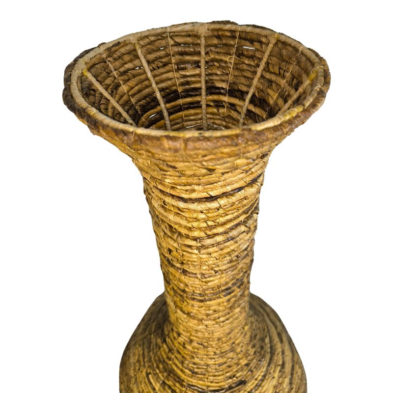 Διακοσμητικό βάζο Strail Inart banana rope σε φυσική απόχρωση Φ40x100εκ Διακοσμητικό βάζο Strail Inart banana rope σε φυσική απόχρωση Φ40x100εκ