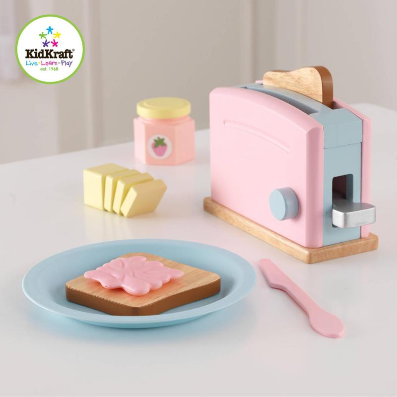 Σετ Φρυγανιέρας KidKraft Toaster - Pastel