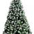 Χριστουγεννιάτικο δέντρο πράσινο χιονισμένο με κουκουνάρια 180cm