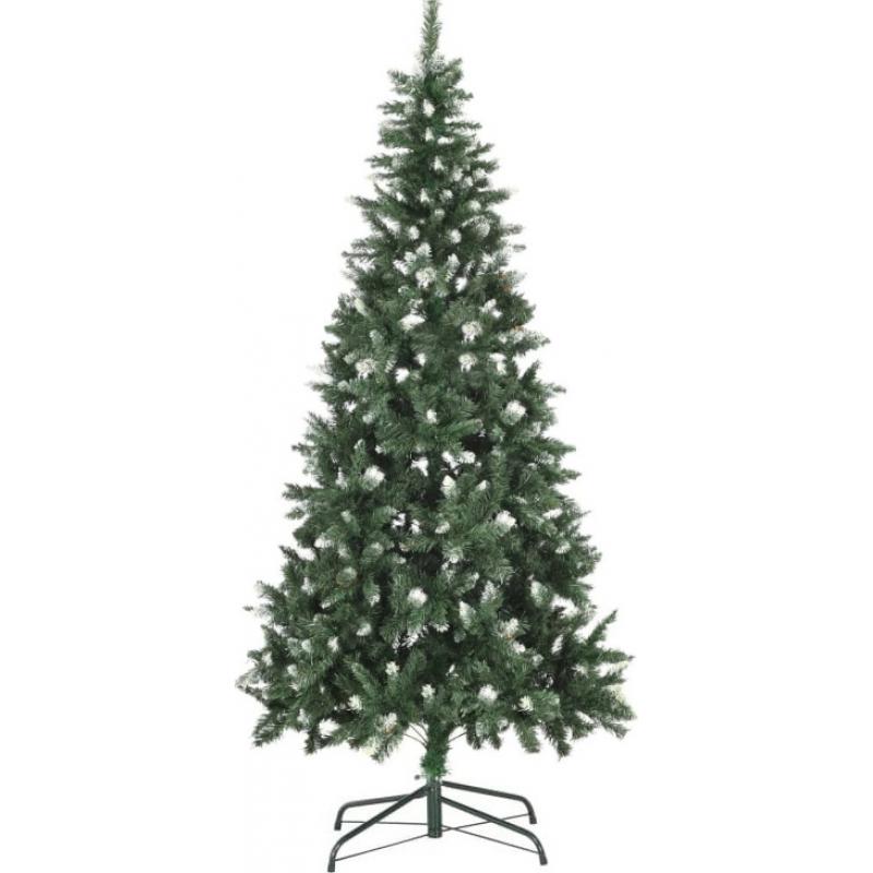 Χριστουγεννιάτικο δέντρο πράσινο χιονισμένο 180cm