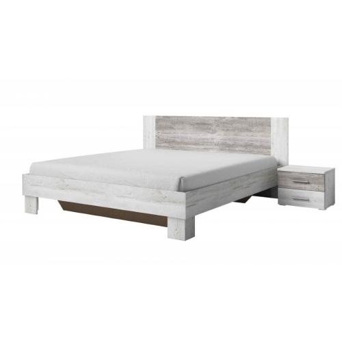 Κρεβάτι με 2 κομοδίνα Veron-160x200-Arctic Pine