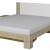 Κρεβάτι με 2 κομοδίνα Veron-160Χ200-Λευκό/Φυσικό