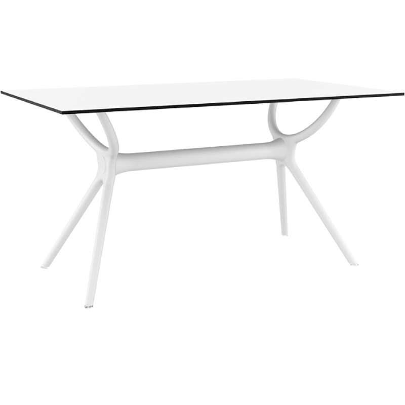 AIR ΤΡΑΠΕΖΙ 140Χ80Χ74εκ. WHITE LAMINATE 12mm AIR ΤΡΑΠΕΖΙ 140Χ80Χ74εκ. WHITE LAMINATE 12mm