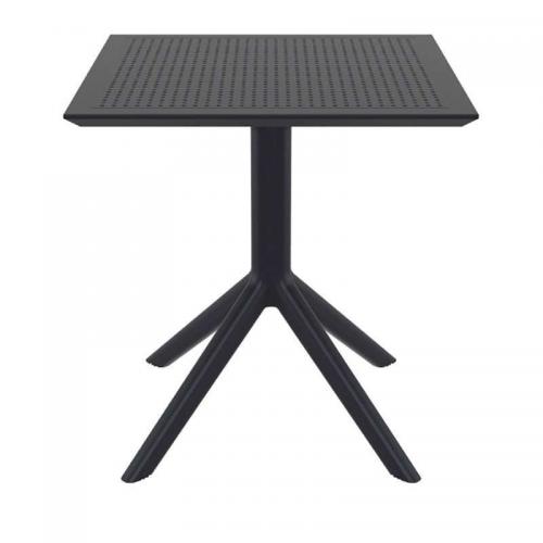 SKY BLACK 70X70X74εκ. ΤΡΑΠΕΖΙ ΠΟΛ/ΝΙΟΥ