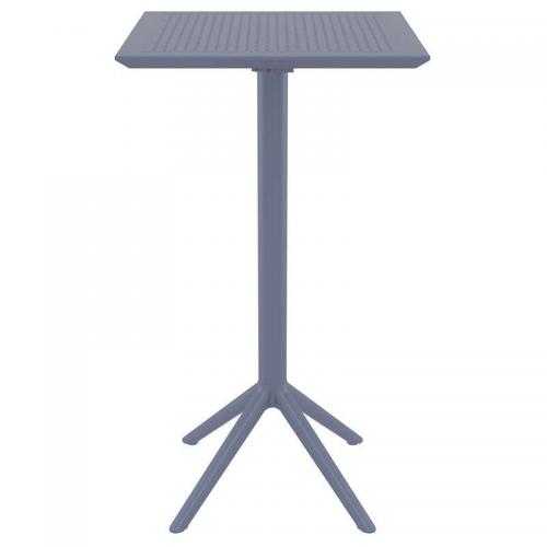 SKY DARK GREY BAR 60Χ60Χ108εκ.ΠΤΥΣ/ΝΟ ΤΡΑΠ. ΠΟΛ/ΝΙΟΥ