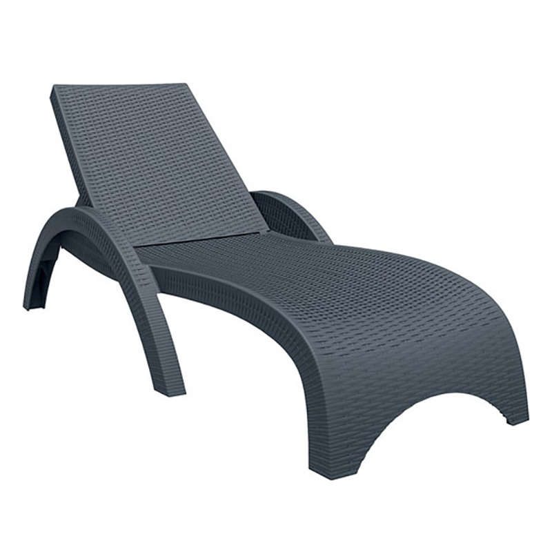 FIJI ΞΑΠΛΩΣΤΡΑ DARK GREY ΠΟΛ/ΝΙΟΥ 73Χ187Χ44εκ. FIJI ΞΑΠΛΩΣΤΡΑ DARK GREY ΠΟΛ/ΝΙΟΥ 73Χ187Χ44εκ.