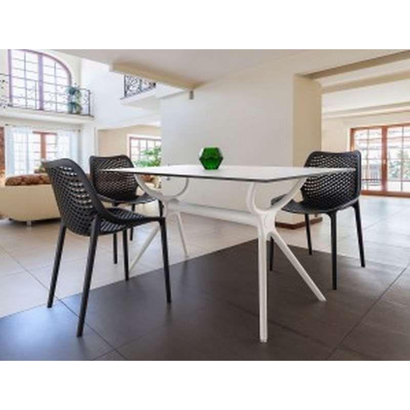 AIR ΤΡΑΠΕΖΙ 140Χ80Χ74εκ. WHITE LAMINATE 12mm AIR ΤΡΑΠΕΖΙ 140Χ80Χ74εκ. WHITE LAMINATE 12mm