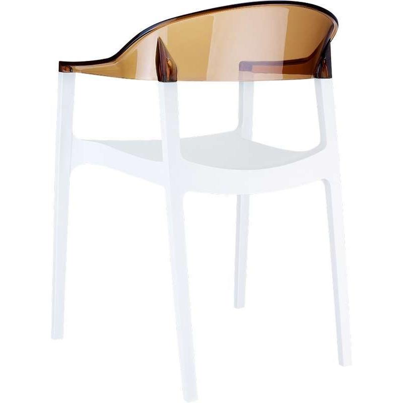CARMEN WHITE/AMBER ΠΟΛΥΘΡΟΝΑ 49X53X79εκ. CARMEN WHITE/AMBER ΠΟΛΥΘΡΟΝΑ 49X53X79εκ.