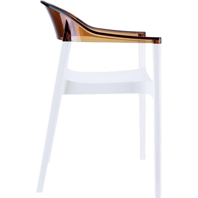 CARMEN WHITE/AMBER ΠΟΛΥΘΡΟΝΑ 49X53X79εκ. CARMEN WHITE/AMBER ΠΟΛΥΘΡΟΝΑ 49X53X79εκ.