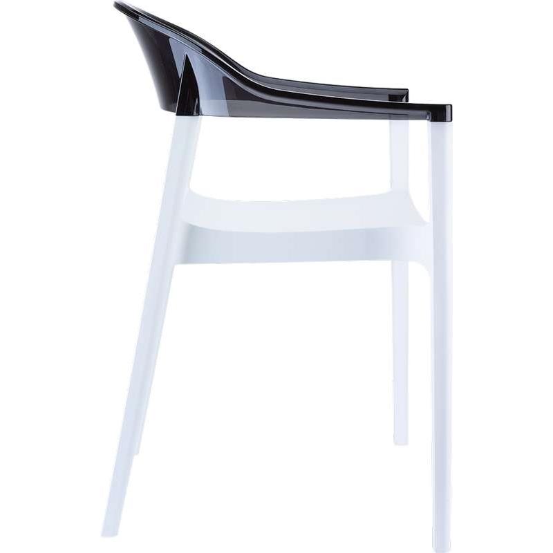CARMEN WHITE/BLACK(Σ4)ΠΟΛΥΘΡΟΝΑ 49X53X79εκ. CARMEN WHITE/BLACK(Σ4)ΠΟΛΥΘΡΟΝΑ 49X53X79εκ.
