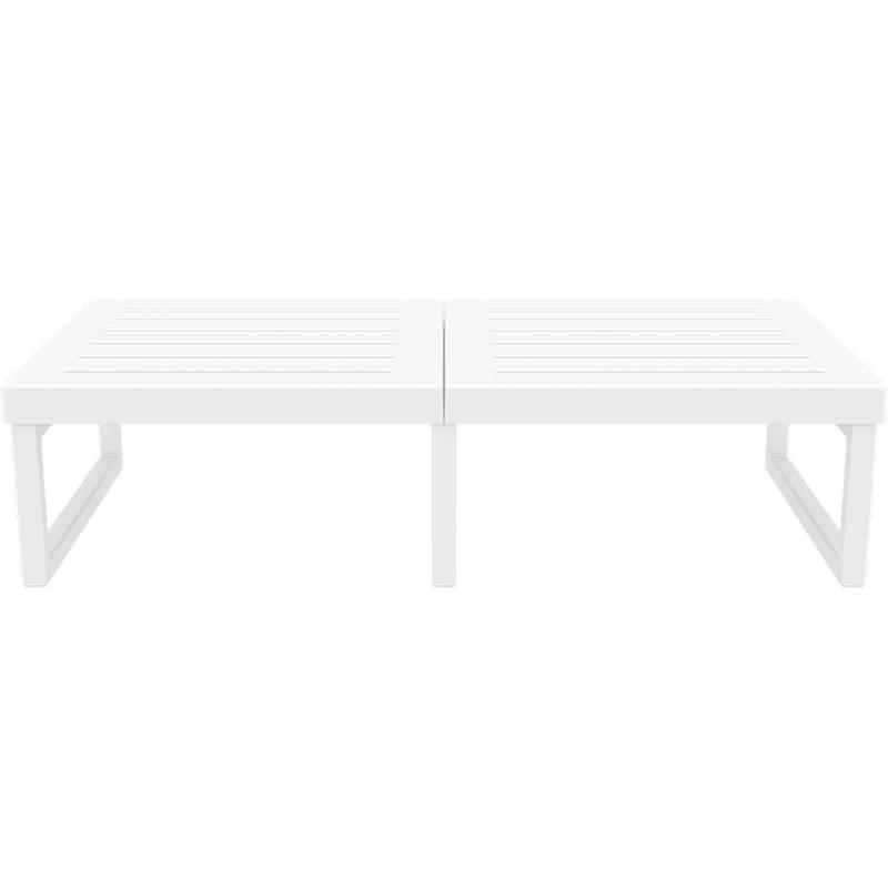 MYKONOS ΤΡΑΠΕΖΙ WHITE 130X65X33εκ. ΠΟΛ/ΝΙΟΥ