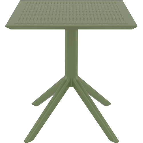 SKY OLIVE GREEN 70X70X74εκ. ΤΡΑΠΕΖΙ ΠΟΛ/ΝΙΟΥ