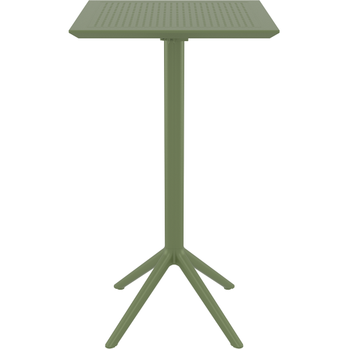 SKY OLIVE GREEN BAR 60Χ60Χ108εκ.ΠΤΥΣ/ΝΟ ΤΡΑΠ. ΠΟΛ/ΝΙΟΥ