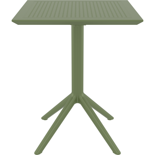 SKY OLIVE GREEN 60Χ60X74εκ. ΤΡΑΠΕΖΙ ΠΤΥΣ/ΝΟ ΠΟΛ/ΝΙΟΥ