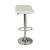 Σκαμπό Μπάρ 2τμχ Bar3 White Pvc 38x38x85εκ.