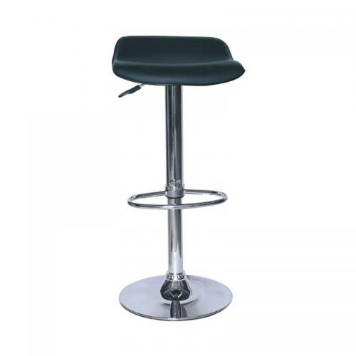 Σκαμπό Μπάρ 2τμχ Bar3 Μαύρο Pvc 38x38x85εκ.