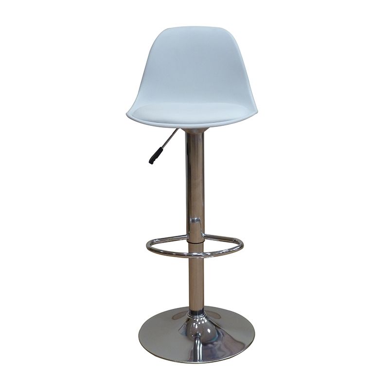 Σκαμπό Μπάρ 2τμχ Bar92 White Pu/Pp 37x33x102εκ. Σκαμπό Μπάρ 2τμχ Bar92 White Pu/Pp 37x33x102εκ.