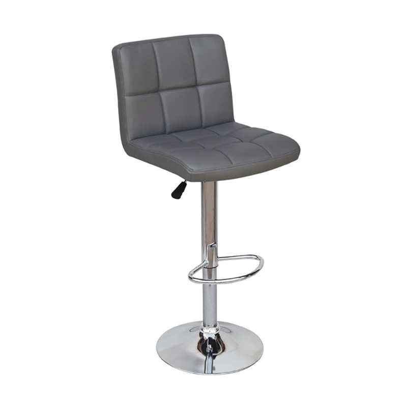 Σκαμπό Μπάρ 2τμχ Bar40 Grey Pu 43x52x113εκ. Σκαμπό Μπάρ 2τμχ Bar40 Grey Pu 43x52x113εκ.