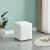 CUBE WHITE PU ΣΚΑΜΠΟ 35X35X42εκ.