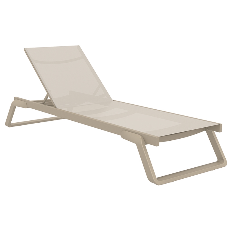 TROPIC ΞΑΠΛΩΣΤΡΑ TAUPE/TAUPE ΑΛΟΥΜ-ΠΟΛ/ΝΙΟΥ 210X72X31εκ. TROPIC ΞΑΠΛΩΣΤΡΑ TAUPE/TAUPE ΑΛΟΥΜ-ΠΟΛ/ΝΙΟΥ 210X72X31εκ.