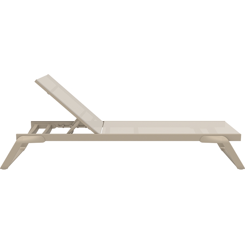 TROPIC ΞΑΠΛΩΣΤΡΑ TAUPE/TAUPE ΑΛΟΥΜ-ΠΟΛ/ΝΙΟΥ 210X72X31εκ. TROPIC ΞΑΠΛΩΣΤΡΑ TAUPE/TAUPE ΑΛΟΥΜ-ΠΟΛ/ΝΙΟΥ 210X72X31εκ.