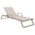 TROPIC ΞΑΠΛΩΣΤΡΑ ΜΕ ΜΠΡΑΤΣΑ TAUPE/TAUPE ΑΛΟΥΜ-ΠΟΛ/ΝΙΟΥ 210X72X31εκ.
