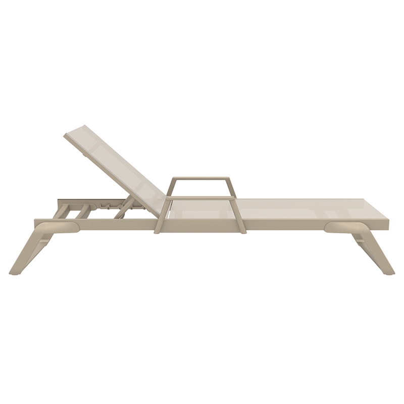 TROPIC ΞΑΠΛΩΣΤΡΑ ΜΕ ΜΠΡΑΤΣΑ TAUPE/TAUPE ΑΛΟΥΜ-ΠΟΛ/ΝΙΟΥ 210X72X31εκ. TROPIC ΞΑΠΛΩΣΤΡΑ ΜΕ ΜΠΡΑΤΣΑ TAUPE/TAUPE ΑΛΟΥΜ-ΠΟΛ/ΝΙΟΥ 210X72X31εκ.
