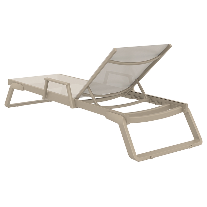 TROPIC ΞΑΠΛΩΣΤΡΑ ΜΕ ΜΠΡΑΤΣΑ TAUPE/TAUPE ΑΛΟΥΜ-ΠΟΛ/ΝΙΟΥ 210X72X31εκ. TROPIC ΞΑΠΛΩΣΤΡΑ ΜΕ ΜΠΡΑΤΣΑ TAUPE/TAUPE ΑΛΟΥΜ-ΠΟΛ/ΝΙΟΥ 210X72X31εκ.