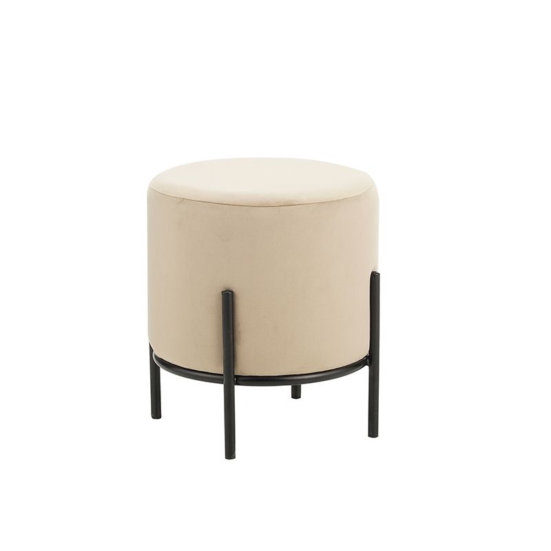 BELLA/R ΣΚΑΜΠΟ BEIGE VELVET ΥΦΑΣΜΑ Φ.35Χ38εκ. BELLA/R ΣΚΑΜΠΟ BEIGE VELVET ΥΦΑΣΜΑ Φ.35Χ38εκ.