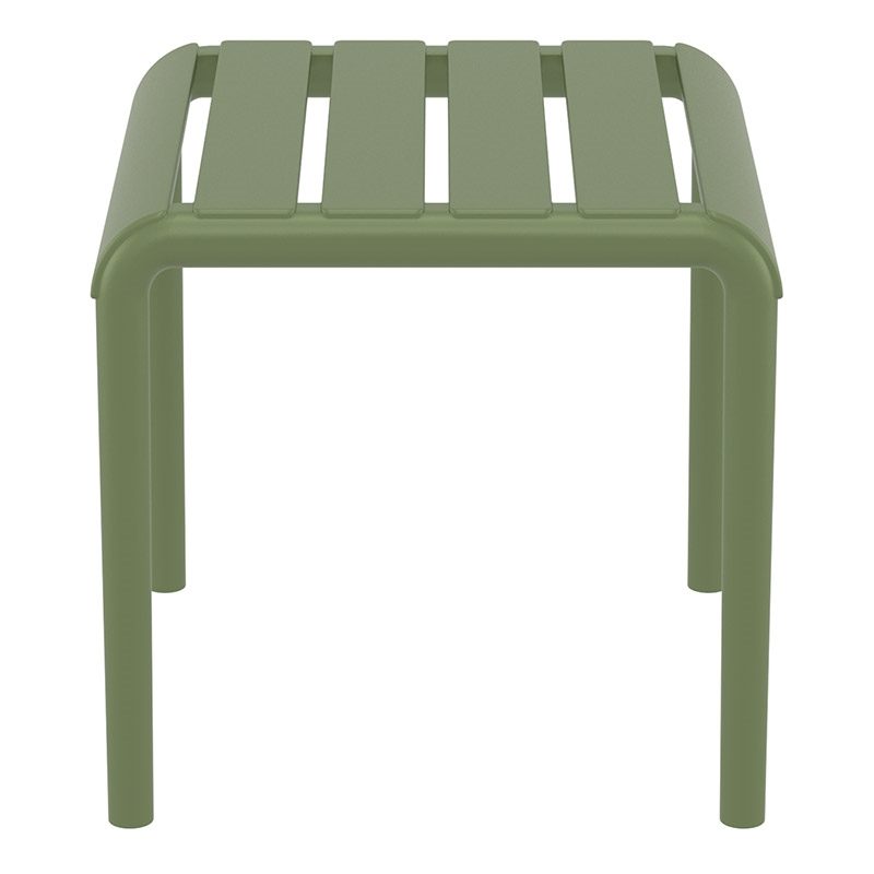 PARIS OLIVE GREEN ΤΡΑΠΕΖΙ 42X41X40εκ. ΠΟΛ/ΝΙΟΥ