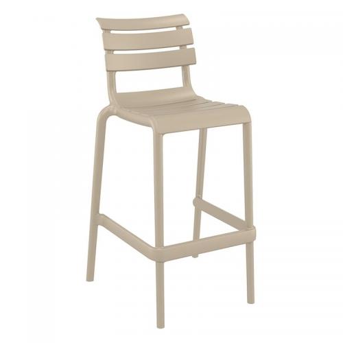 HELEN 75εκ. ΣΚΑΜΠΟ TAUPE ΠΟΛ/ΝΙΟΥ 53X55X105εκ.