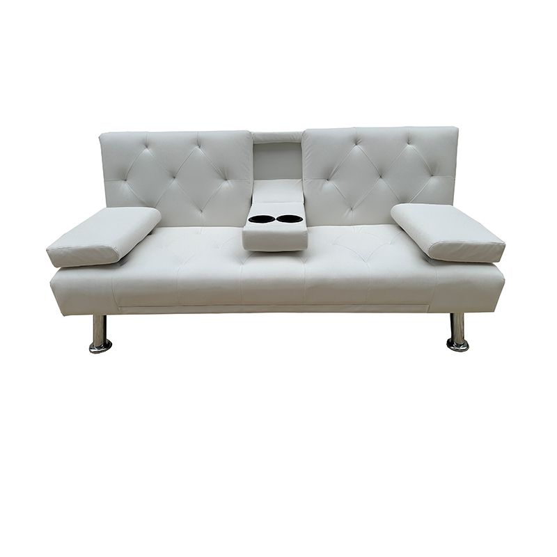 REST WHITE PU ΚΑΝΑΠΕΣ-ΚΡΕΒΑΤΙ 168X88X79εκ. REST WHITE PU ΚΑΝΑΠΕΣ-ΚΡΕΒΑΤΙ 168X88X79εκ.