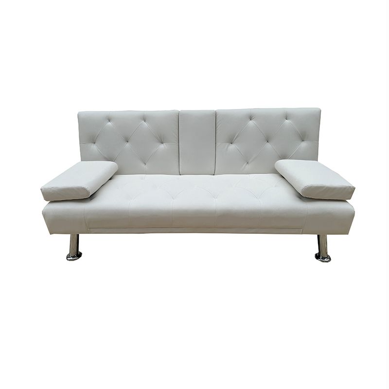REST WHITE PU ΚΑΝΑΠΕΣ-ΚΡΕΒΑΤΙ 168X88X79εκ. REST WHITE PU ΚΑΝΑΠΕΣ-ΚΡΕΒΑΤΙ 168X88X79εκ.